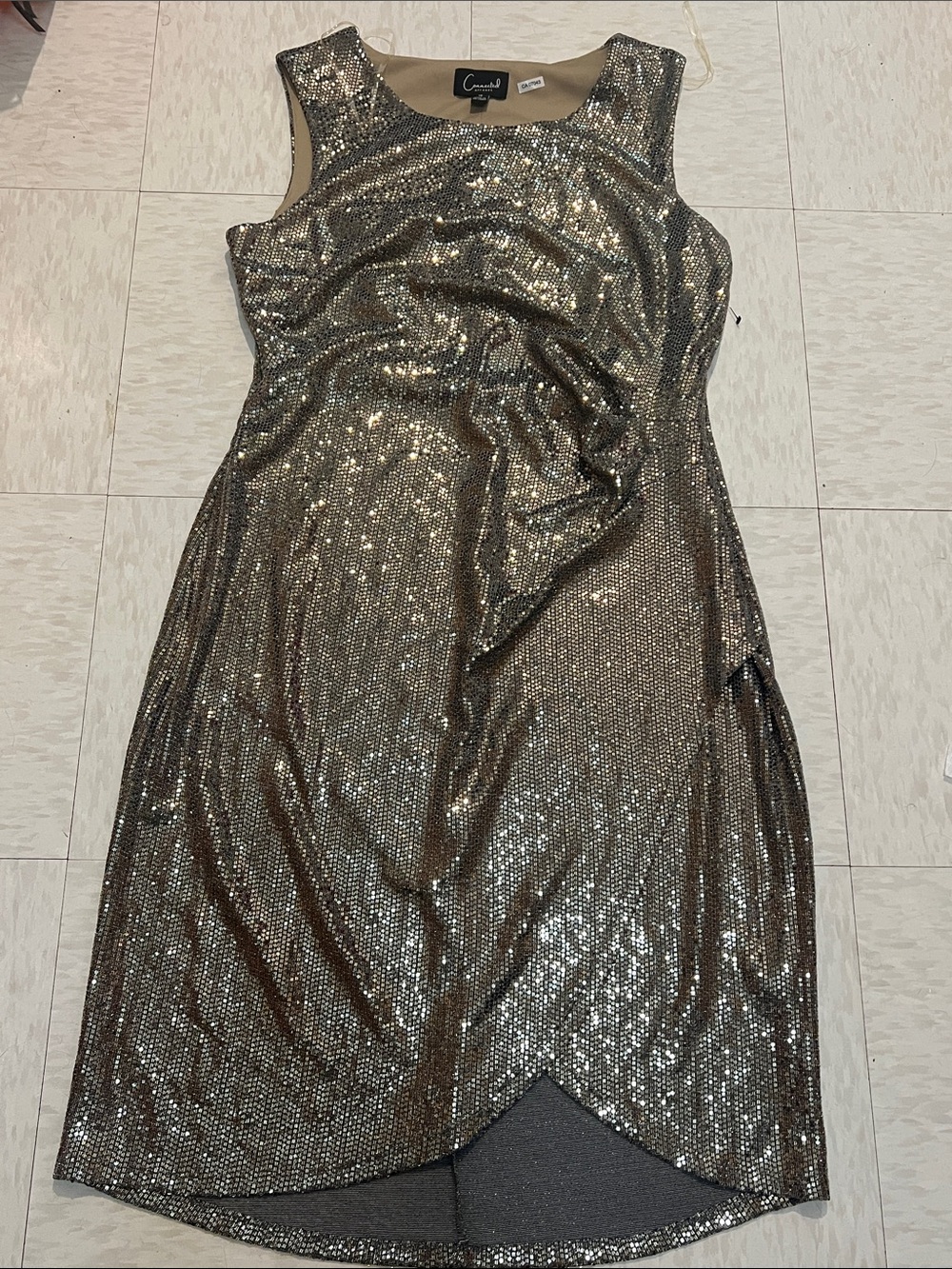 Connected Apparel Sequin Dress